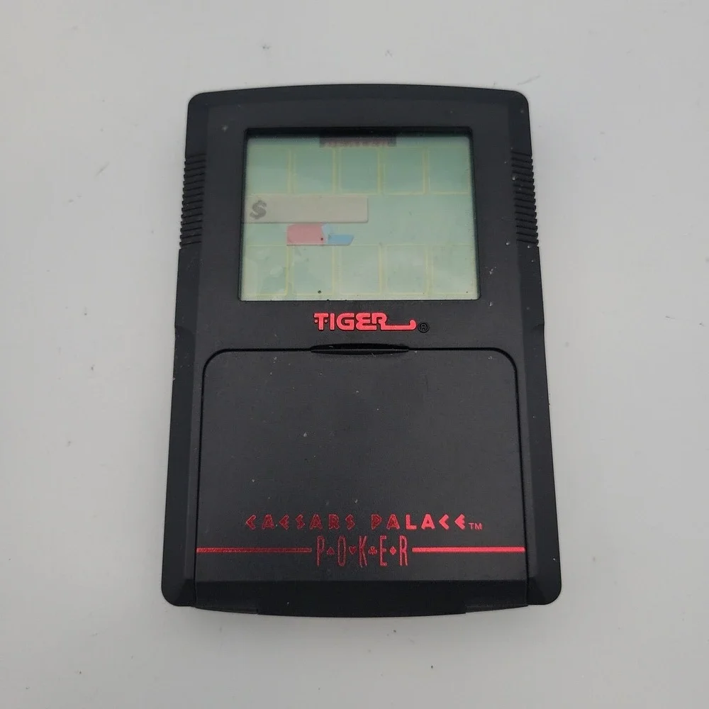 Caesars Palace Blackjack Game 1993 by Tiger - Handheld Electronic TESTED